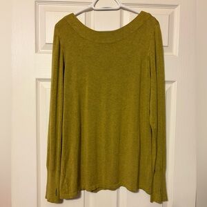 Eileen Fisher Lightweight Cozy Viscose Bateau Necktop, Peridot